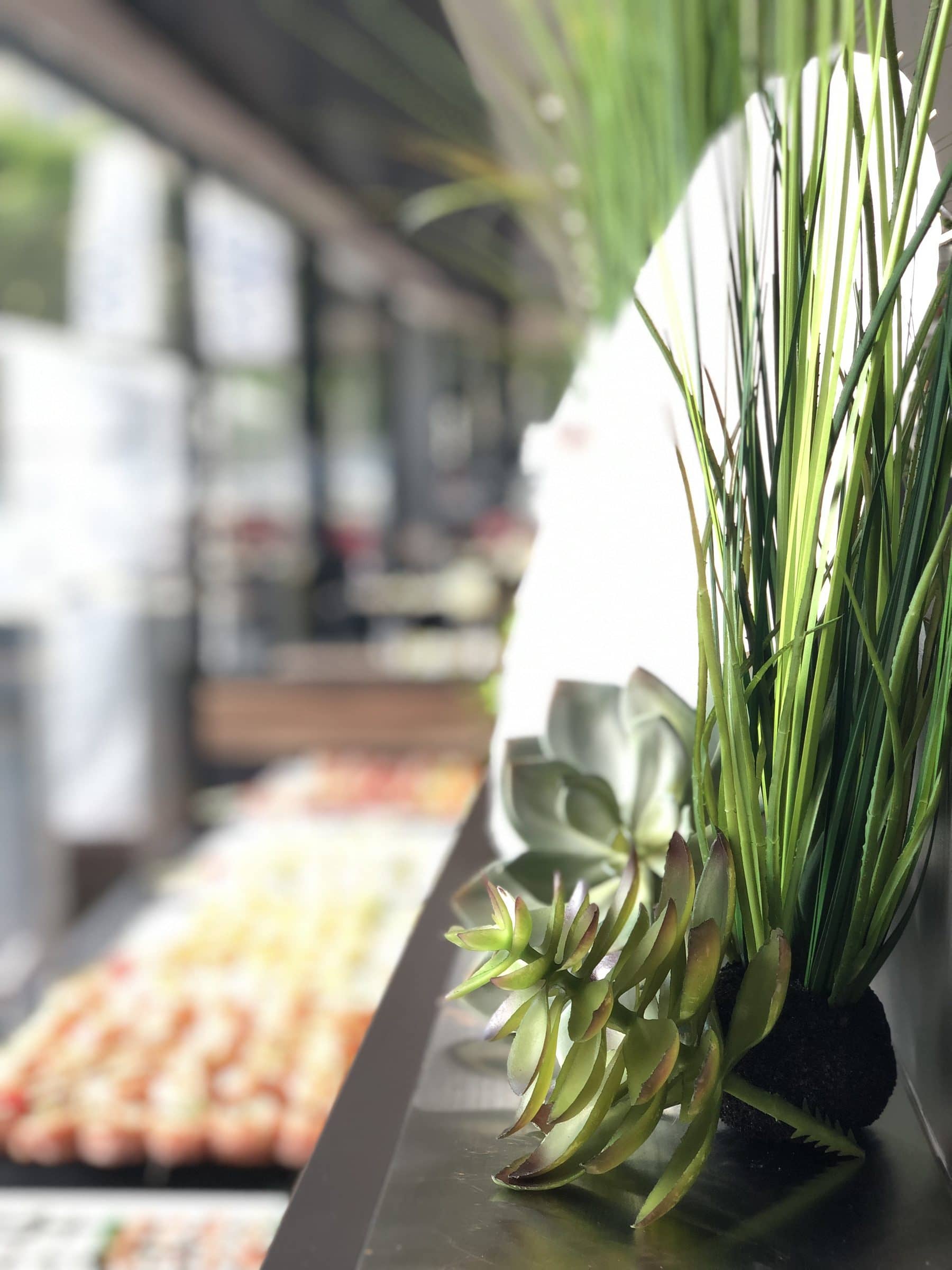 Catering-Buffet mit Sushi