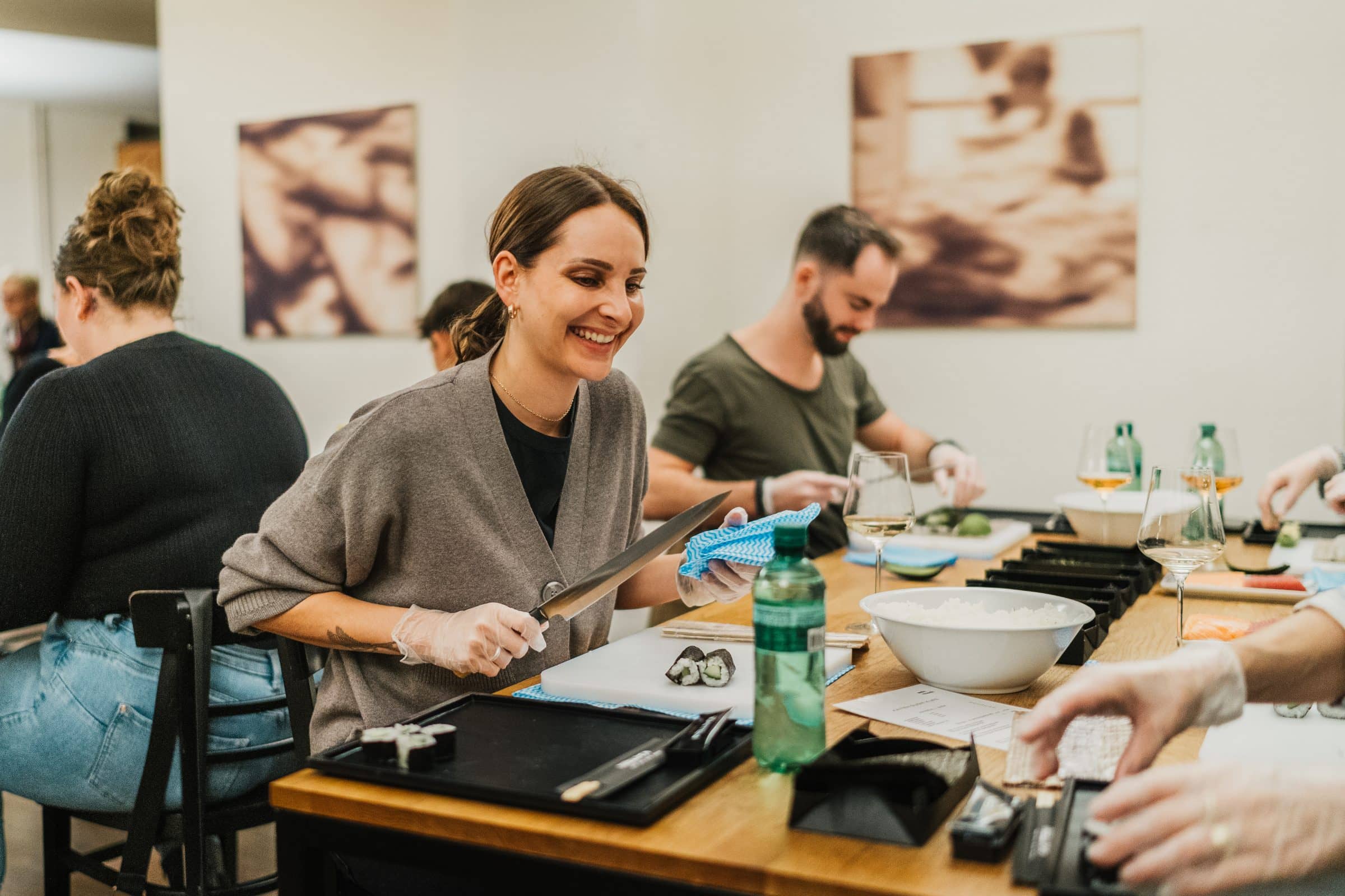 Sushikoch bei der Arbeit